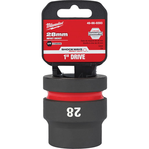 Douille Shockwave Impact Duty, Puissance, 28 mm, Prise 1", 6 pans Meunier Outillage Industriel