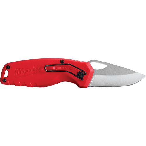 Couteau pliant compact, 2-1/2" lame, lame en Acier inoxydable, poign&eacute;e en M&eacute;tal Meunier Outillage Industriel
