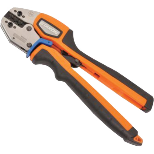 Outil de sertissage ergonomique de la s&eacute;rie ERG pour cosses de type ABC Meunier Outillage Industriel