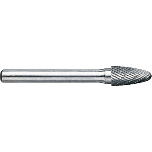DRILLCO Magnum Double Cut Solid Carbide Burr, SG-5, 1/2" Dia., 1/4" Shank, 1" Depth of Cut Meunier Outillage Industriel