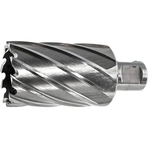 DRILLCO Annular Cutter, 7/16" Diameter, High Speed Steel, 1" Depth of Cut, 3/4" Shank Meunier Outillage Industriel