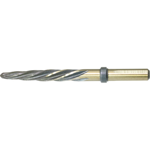 DRILLCO Nitro Construction Reamer, 3/8", Spiral Flute, High Speed Steel, Straight Shank Meunier Outillage Industriel