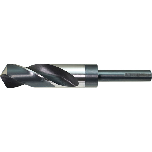 DRILLCO Reduced Shank Drill Bit, 9/16", High Speed Steel, 3" Flute, 118° Point Meunier Outillage Industriel