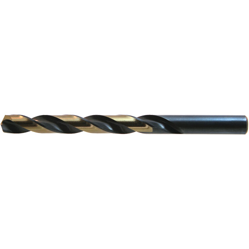 DRILLCO Heavy-Duty Jobber Drill, High Speed Steel, A, 3-7/8" L, 2-5/8" Flute, 135° Point Angle Meunier Outillage Industriel