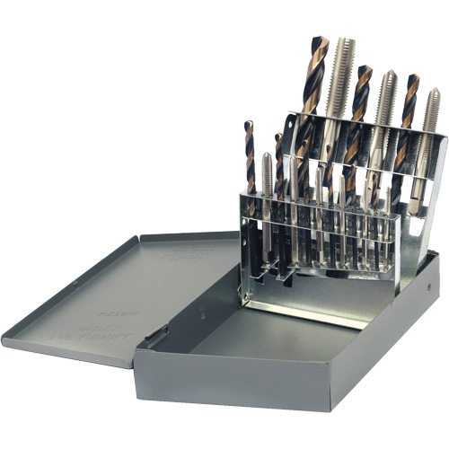 Jeu de tarauds & forets DRILLCO, 18 morcea Meunier Outillage Industriel