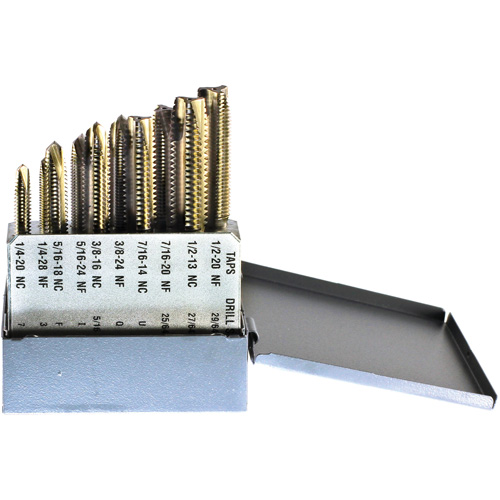 Jeu de tarauds DRILLCO, 10 morcea Meunier Outillage Industriel