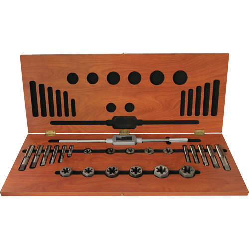 Jeu de tarauds et fili&egrave;res hexagonales DRILLCO, 18 Morcea Meunier Outillage Industriel