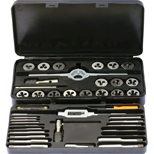 DRILLCO Metric Tap & Die Set, 36 Pieces Meunier Outillage Industriel