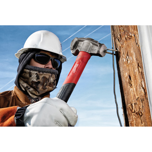 4-in-1 Lineman's Hammer, 32 oz., Fibreglass Handle, 15" L Meunier Outillage Industriel