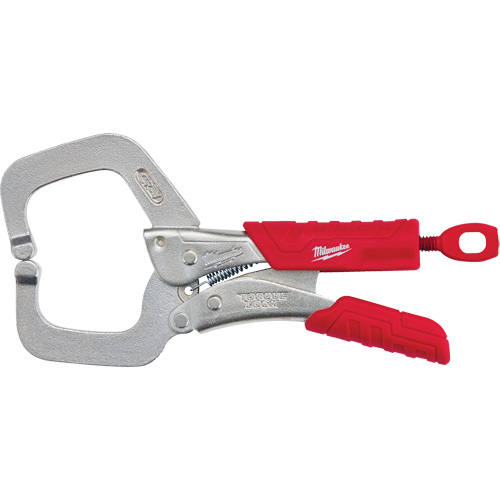 Torque Lock Locking Pliers with Regular Jaws & Grip, 6" Length, C-Clamp Meunier Outillage Industriel