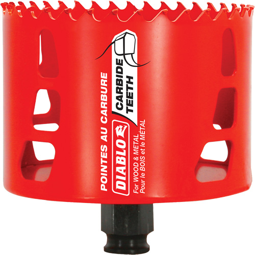 Scie cloche pour bois et m&eacute;tal, 3-5/8", Profondeur de la coupe 2-3/8", Carbure Meunier Outillage Industriel