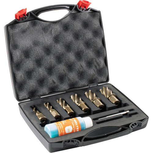 SST Core Cut Annular Cutter Kit, Bronze, 1" Depth of Cut, 3/4" Shank Meunier Outillage Industriel