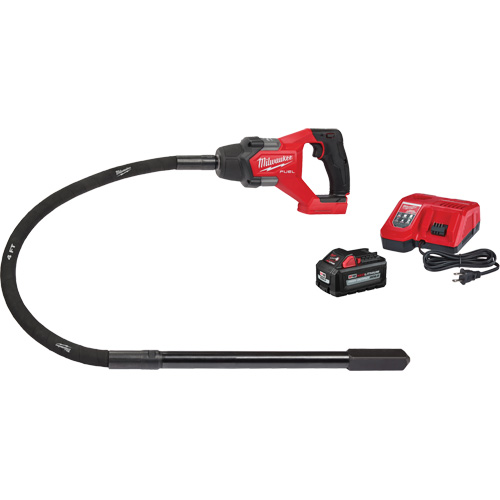 Ensemble &agrave; aiguille vibrante 4' M18 Fuel pour b&eacute;ton Meunier Outillage Industriel