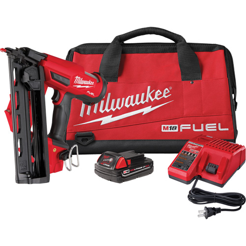 N&eacute;cessaire de clouage en biais M18 Fuel pour clous de finition de calibre 16, 18 V, Lithium-ion Meunier Outillage Industriel