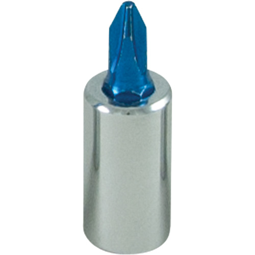Douille tournevis &agrave; embout bleu, Phillips, #1, Prise 1/4" Meunier Outillage Industriel