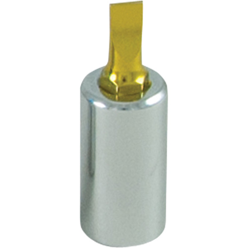 Gold Tip Screwdriver Bit, Slot, 15/64", 1/4" Drive Meunier Outillage Industriel