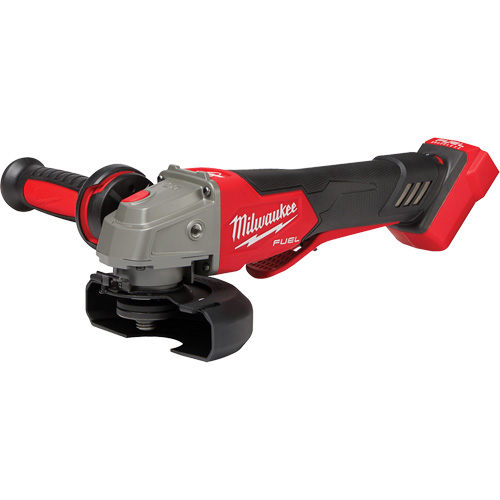 Meuleuse &agrave; frein &agrave; vitesse variable avec interrupteur &agrave; glissi&egrave;re non verrouillable M18 Fuel, 18 V, Mandrin 5"/4-1/2", Lithium-ion Meunier Outillage Industriel