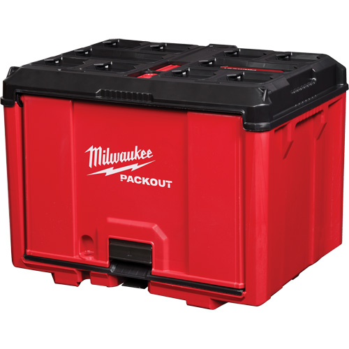 Armoire &agrave; outils Packout, 15" x 15" x 20", Noir/Rouge Meunier Outillage Industriel