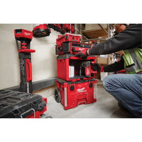 Armoire &agrave; outils Packout, 15" x 15" x 20", Noir/Rouge Meunier Outillage Industriel