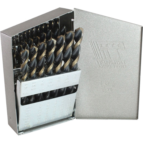 Jeu de forets courts Triumph MRO Plus, 29 morceaux, Acier rapide Meunier Outillage Industriel
