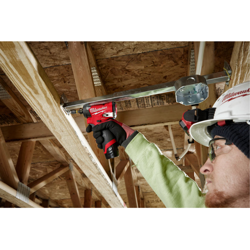M12 Fuel Hex Impact Driver, 1/4", 1500 in-lbs Max. Torque, 12 V, Lithium-Ion Meunier Outillage Industriel