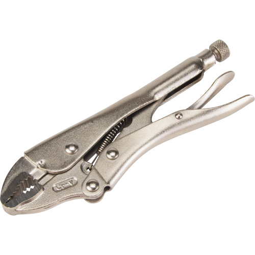 Locking Pliers with Wire Cutter, 7" Length, Curved Jaw Meunier Outillage Industriel