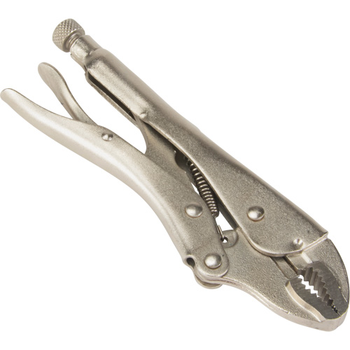 Locking Pliers with Wire Cutter, 7" Length, Curved Jaw Meunier Outillage Industriel