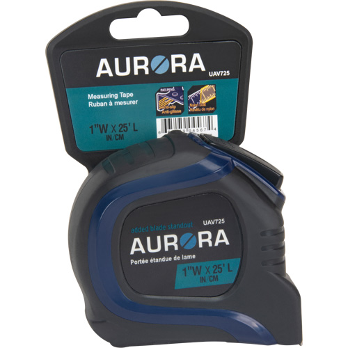 Ruban &agrave; mesurer, 1" x 25', Marques de goujon Imp&eacute;rial/Imp&eacute;rial & m&eacute;trique Meunier Outillage Industriel