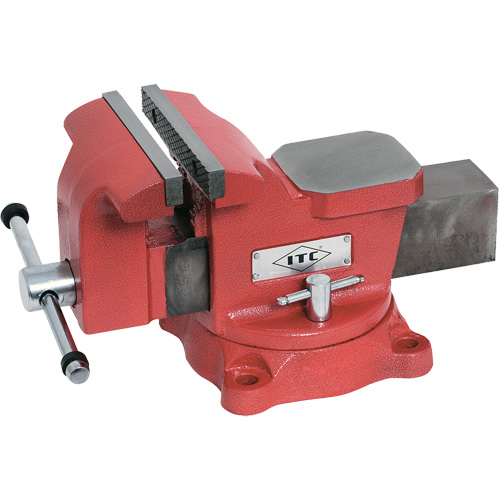 &eacute;tau de m&eacute;canicien &agrave; base pivotante, Largeur des m&acirc;choires 6", Profondeur de la gorge 3" Meunier Outillage Industriel