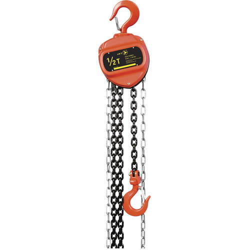 VCH Series Chain Hoist, 20' Lift, 2200 lbs. (1 tons) Capacity, Heat-Treated Alloy Steel Chain Meunier Outillage Industriel
