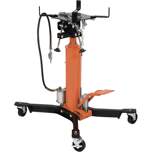 Cric pneumatique t&eacute;lescopique avec assistance pneumatique pour transmission, Cap. de levage 0,5 tonne(s) Meunier Outillage Industriel