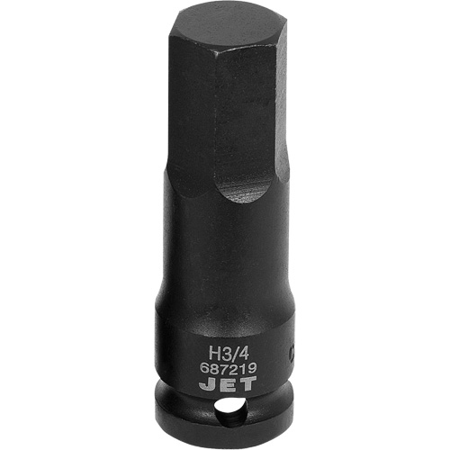 Impact Socket Bits, Hex, 3/4" x 1/2" Drive Meunier Outillage Industriel