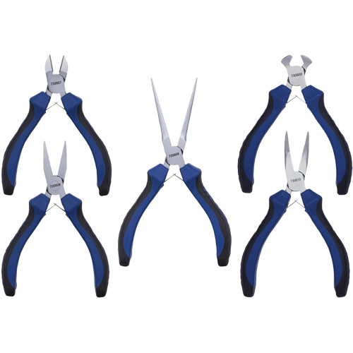 JMP-5S Mini Locking Pliers Sets, 5 Pieces Meunier Outillage Industriel