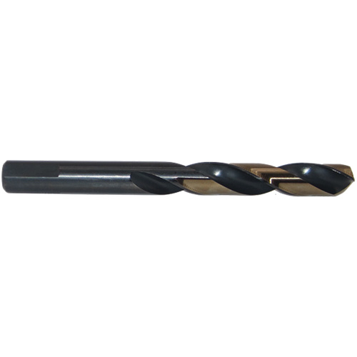Two-Tone 3-Flat Mechanic's Drill, 9/64", High Speed Steel, 135° Point Meunier Outillage Industriel