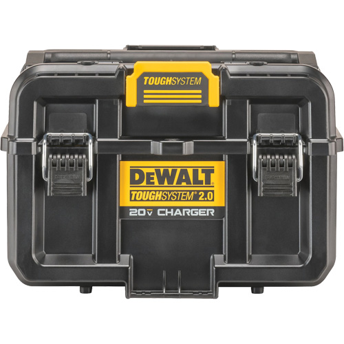 Chargeur 20V &agrave; deux ports ToughSystem 2.0, 14" x 15" x 9", Noir/Jaune Meunier Outillage Industriel