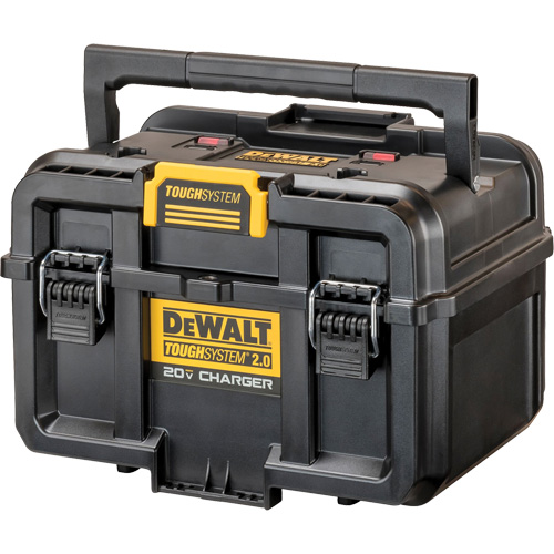 Chargeur 20V &agrave; deux ports ToughSystem 2.0, 14" x 15" x 9", Noir/Jaune Meunier Outillage Industriel