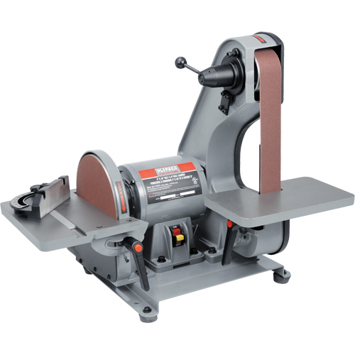 Belt & Disc Sander, 1" W x 42" L/2" W x 42" L Belt, 8" Disk Meunier Outillage Industriel