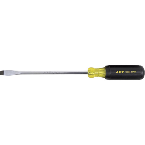 JKSS-8R Tournevis &agrave; fente, Tige de 3/8", Ronde, 8" lo, Prise en Coussin&eacute;e Meunier Outillage Industriel