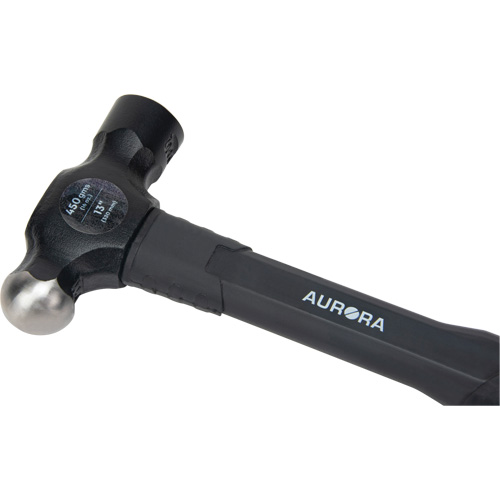 Ball Pein Hammer, 16 oz. Head Weight, Plain Face, Fibreglass Handle Meunier Outillage Industriel