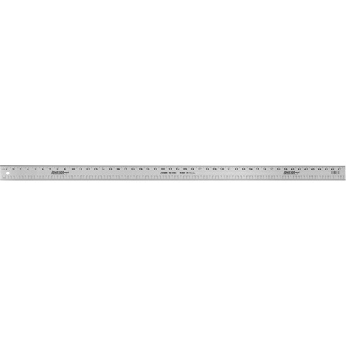 Bordure pouce/m&eacute;trique droite en aluminium, 48" lo, 2" la Meunier Outillage Industriel