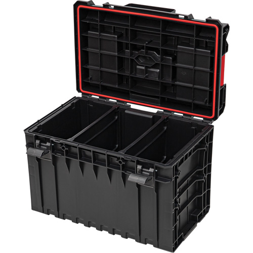 Arx Large Toolbox, 23" x 15-1/5" x 16-1/2", Black Meunier Outillage Industriel