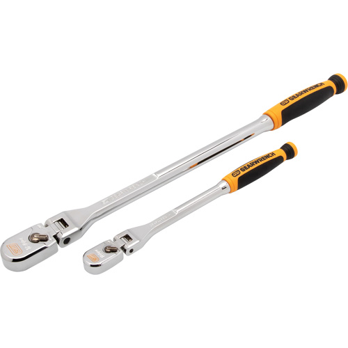 1/4" & 3/8" Drive 120XP Dual Material Flex Handle Teardrop Ratchet Set Meunier Outillage Industriel