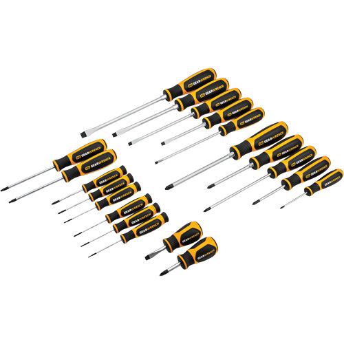 Phillips&reg;, Slotted, Torx&reg; Dual Material Screwdriver Set, 20 Pcs. Meunier Outillage Industriel
