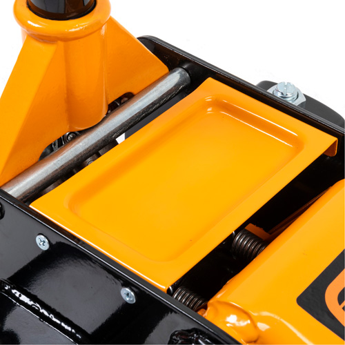 Heavy-Duty Floor Jack, 3 Ton(s) Capacity, 5-1/4" Lowered, 18-1/4" Raised, Manual Hydraulic Meunier Outillage Industriel