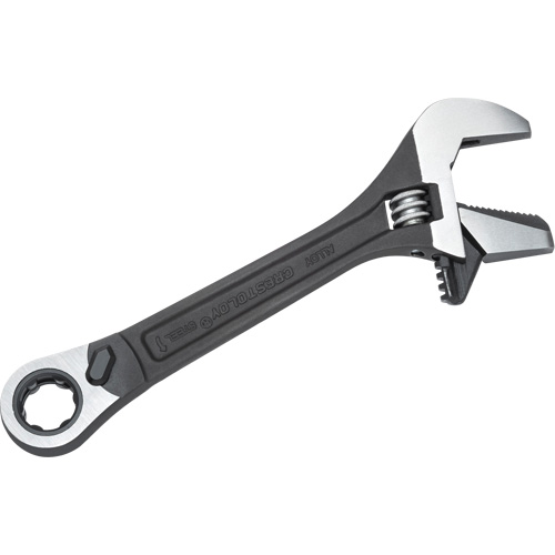 11-Piece Pass-Thru X6 Adjustable Wrench & Spline Socket Set, 13" L, 2-27/50" Max Width, Black Phosphate Meunier Outillage Industriel