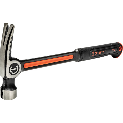 Marteau de charpente en acier avec face meul&eacute;e, 22 oz, Prise en Acier plein, 16" lo Meunier Outillage Industriel
