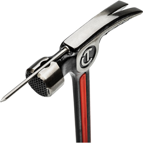 Marteau de charpente en acier avec face meul&eacute;e, 22 oz, Prise en Acier plein, 16" lo Meunier Outillage Industriel