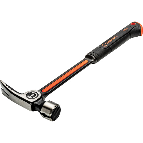 Milled-Face Framing Hammer, 28 oz., Solid Steel Handle, 16" L Meunier Outillage Industriel