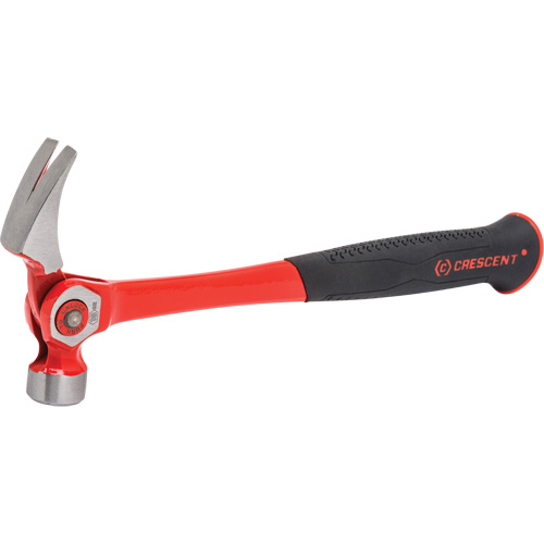 Indexing Claw Hammer, 18 oz., Cushion/Solid Steel Handle, 14" L Meunier Outillage Industriel