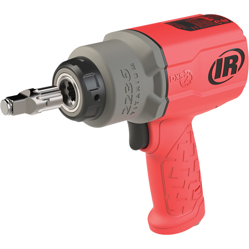 Red Air Impact Wrench, 1/2" Drive, 1/4" NPT Air Inlet, 7500 No Load RPM Meunier Outillage Industriel